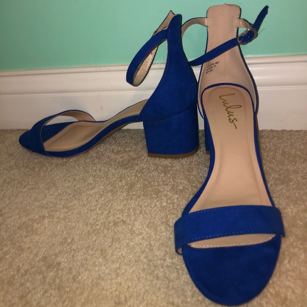Royal Blue High Heels